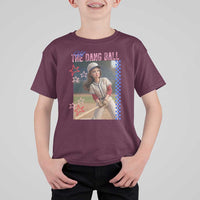 Hit The Dang Ball Funny Doll Baseball Graphic T Shirt For Kid Sassy Sports Fan Gift