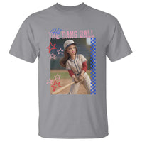 Hit The Dang Ball Funny Doll Baseball Graphic T Shirt Sassy Sports Fan Gift