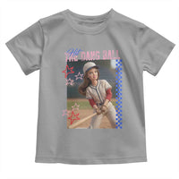 Hit The Dang Ball Funny Doll Baseball Graphic Toddler T Shirt Sassy Sports Fan Gift