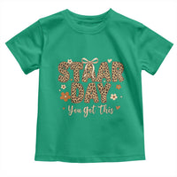 Groovy Leopard STAAR Day Toddler T Shirt You Got This Motivational Teacher Sayings