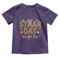 Groovy Leopard STAAR Day Toddler T Shirt You Got This Motivational Teacher Sayings