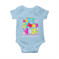 Groovy Texas STAAR Day Baby Onesie Don't Stress Do Your Best Teacher Student Motivation