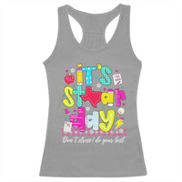 Groovy Texas STAAR Day Racerback Tank Top Don't Stress Do Your Best Teacher Student Motivation
