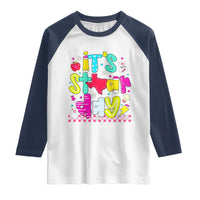 Groovy Texas STAAR Day Raglan Shirt Don't Stress Do Your Best Teacher Student Motivation