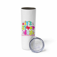 Groovy Texas STAAR Day Skinny Tumbler Don't Stress Do Your Best Teacher Student Motivation