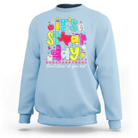 Groovy Texas STAAR Day Sweatshirt Don't Stress Do Your Best Teacher Student Motivation
