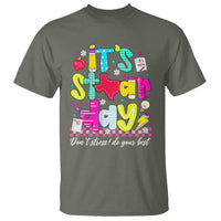Groovy Texas STAAR Day T Shirt Don't Stress Do Your Best Teacher Student Motivation