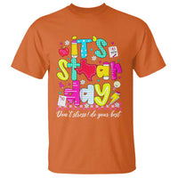 Groovy Texas STAAR Day T Shirt Don't Stress Do Your Best Teacher Student Motivation