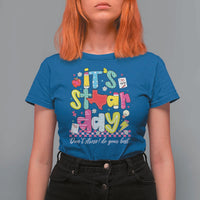 Groovy Texas STAAR Day T Shirt For Women Don't Stress Do Your Best Teacher Student Motivation