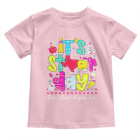 Groovy Texas STAAR Day Toddler T Shirt Don't Stress Do Your Best Teacher Student Motivation