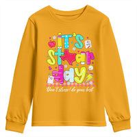 Groovy Texas STAAR Day Youth Sweatshirt Don't Stress Do Your Best Teacher Student Motivation