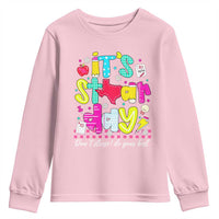 Groovy Texas STAAR Day Youth Sweatshirt Don't Stress Do Your Best Teacher Student Motivation