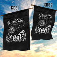 Purple Up For Military Kids Dandelion Inspirational Garden Flag Month of the Military Child Awareness Brat Support