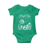 Purple Up For Military Kids Dandelion Inspirational Baby Onesie Month of the Military Child Awareness Brat Support