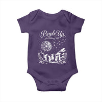 Purple Up For Military Kids Dandelion Inspirational Baby Onesie Month of the Military Child Awareness Brat Support