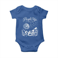 Purple Up For Military Kids Dandelion Inspirational Baby Onesie Month of the Military Child Awareness Brat Support