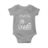 Purple Up For Military Kids Dandelion Inspirational Baby Onesie Month of the Military Child Awareness Brat Support