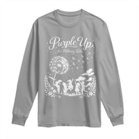 Purple Up For Military Kids Dandelion Inspirational Long Sleeve Shirt Month of the Military Child Awareness Brat Support