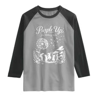 Purple Up For Military Kids Dandelion Inspirational Raglan Shirt Month of the Military Child Awareness Brat Support