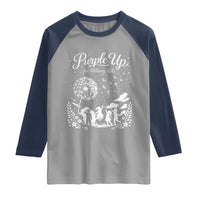 Purple Up For Military Kids Dandelion Inspirational Raglan Shirt Month of the Military Child Awareness Brat Support