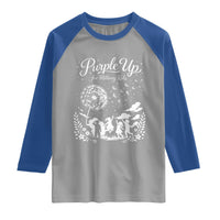 Purple Up For Military Kids Dandelion Inspirational Raglan Shirt Month of the Military Child Awareness Brat Support