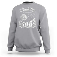 Purple Up For Military Kids Dandelion Inspirational Sweatshirt Month of the Military Child Awareness Brat Support
