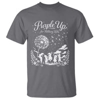 Purple Up For Military Kids Dandelion Inspirational T Shirt Month of the Military Child Awareness Brat Support