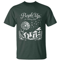 Purple Up For Military Kids Dandelion Inspirational T Shirt Month of the Military Child Awareness Brat Support