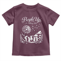 Purple Up For Military Kids Dandelion Inspirational Toddler T Shirt Month of the Military Child Awareness Brat Support