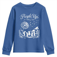 Purple Up For Military Kids Dandelion Inspirational Youth Sweatshirt Month of the Military Child Awareness Brat Support
