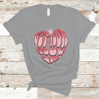 Retro 70s 80s T Shirt Get Your Glow On GLow Party Retro 70s 80s Graffiti Heart Shape - Wonder Print Shop