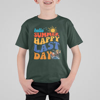Summer Break T Shirt For Kid Happy Last Day of School Teacher Student Hello Summer - Wonder Print Shop