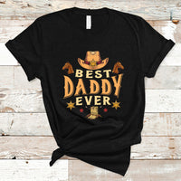 Horse Dad T Shirt Best Daddy Ever Western Cowboy Style Dad Best Dad Ever Retro - Wonder Print Shop