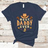 Horse Dad T Shirt Best Daddy Ever Western Cowboy Style Dad Best Dad Ever Retro - Wonder Print Shop