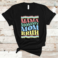 Cool Mom T Shirt Mama Mommy Mom Bruh Groovy Retro Mothers Day Funny - Wonder Print Shop