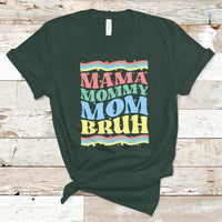 Cool Mom T Shirt Mama Mommy Mom Bruh Groovy Retro Mothers Day Funny - Wonder Print Shop