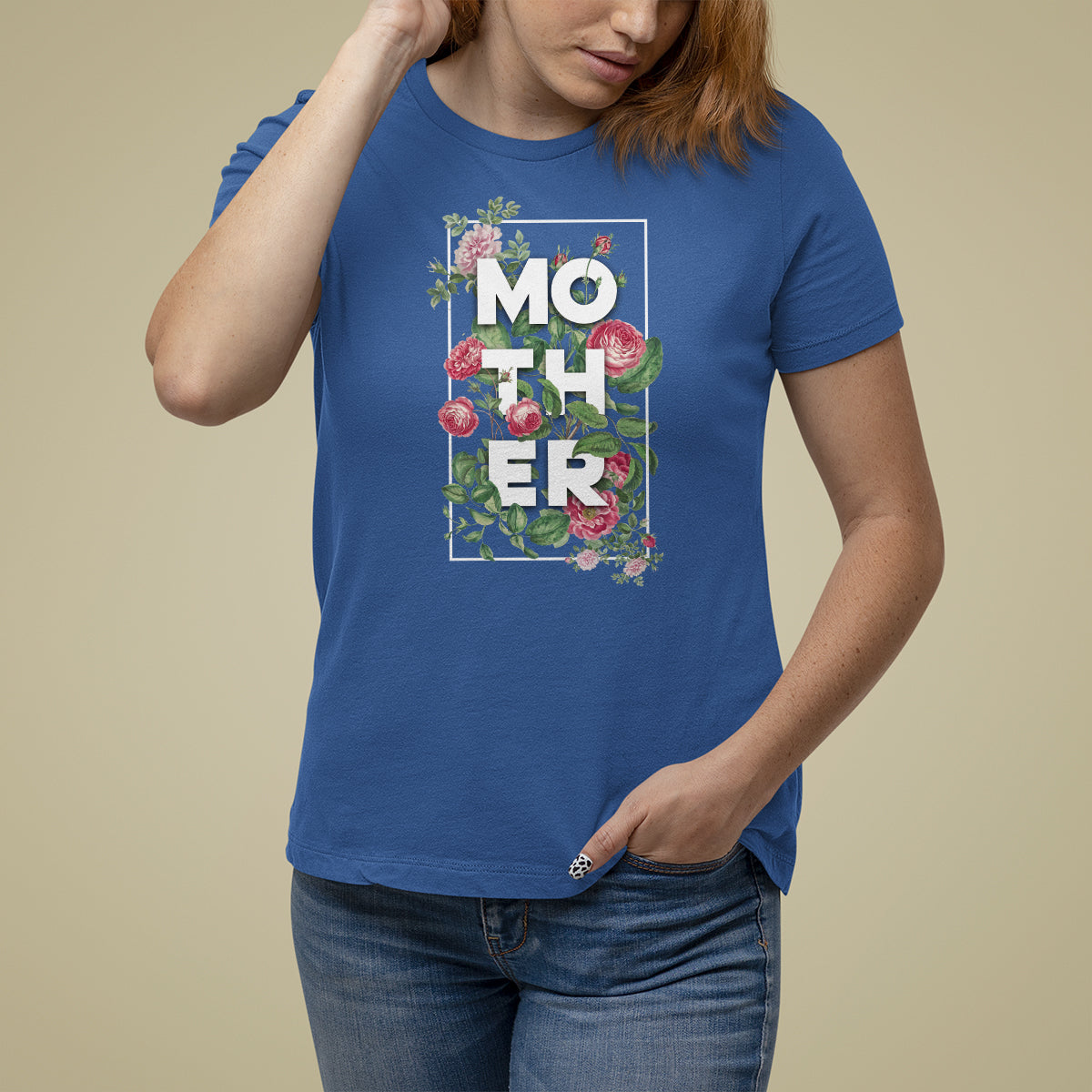 Mother's Day T Shirt For Women Mother's Day Everyday Mom Mother Flower Carnations for Mama - Wonder Print Shop