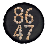86 47 Seashell Subtle Summer Coastal Graphic Spare Tire Cover Viral Beach Walk Political Satire