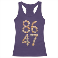 86 47 Seashell Subtle Summer Coastal Graphic Racerback Tank Top Viral Beach Walk Political Satire