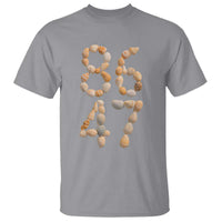 86 47 Seashell Subtle Summer Coastal Graphic T Shirt Viral Beach Walk Political Satire