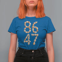 86 47 Seashell Subtle Summer Coastal Graphic T Shirt For Women Viral Beach Walk Political Satire
