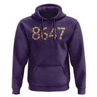 86 47 Seashell Beach Walk Graphic Hoodie Subtle Coastal Summer Political Satire