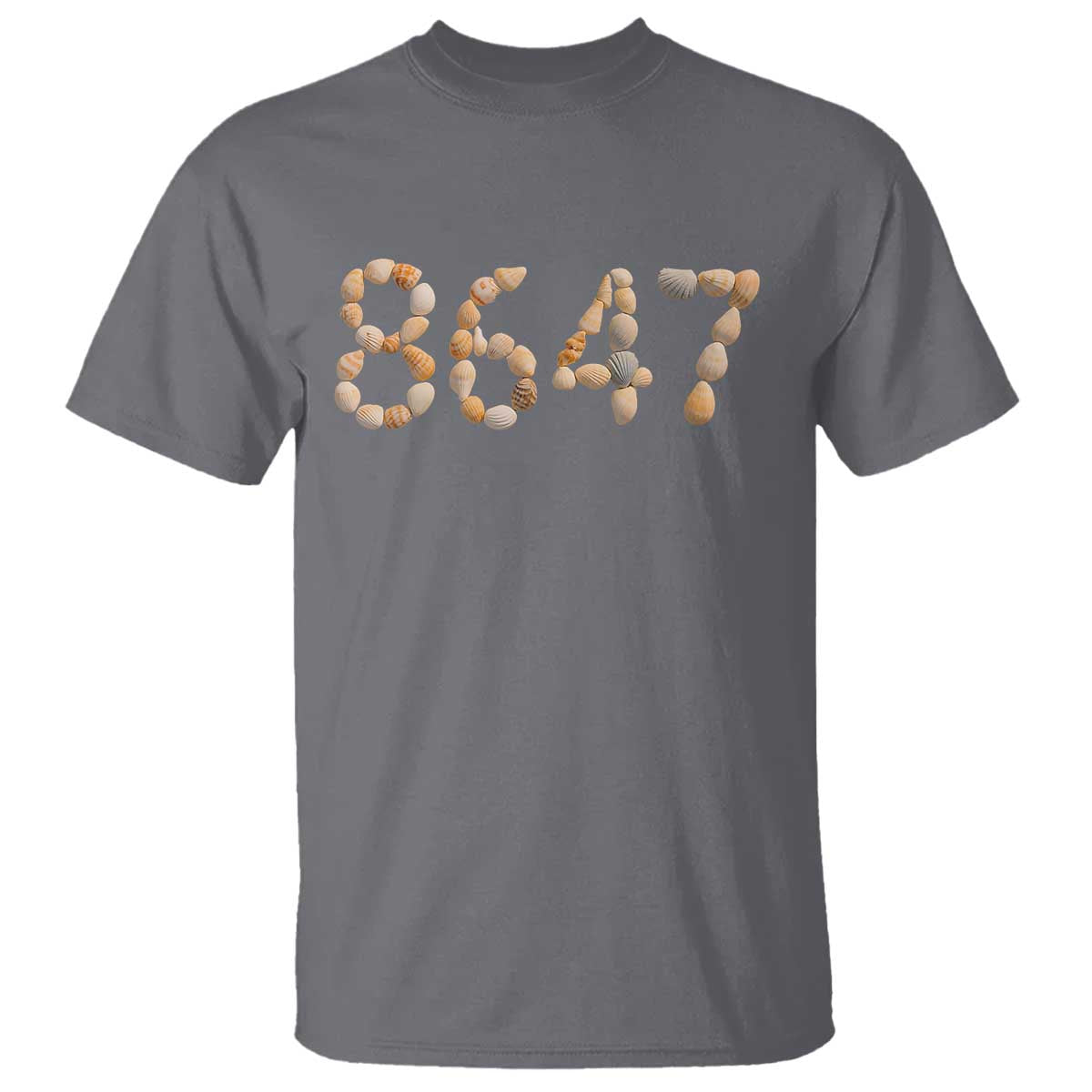 86 47 Seashell Beach Walk Graphic T Shirt Subtle Coastal Summer Political Satire