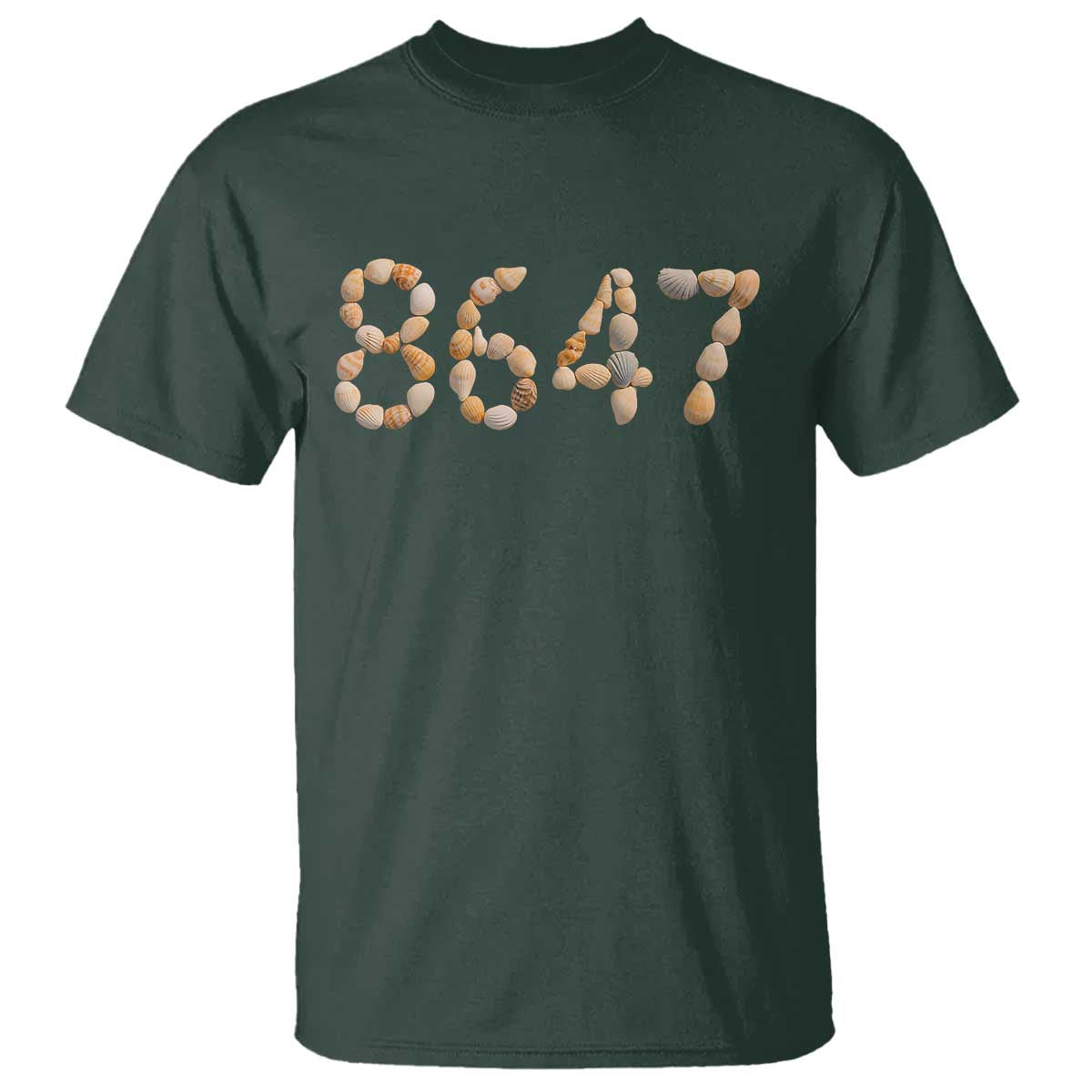 86 47 Seashell Beach Walk Graphic T Shirt Subtle Coastal Summer Political Satire