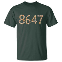 86 47 Seashell Beach Walk Graphic T Shirt Subtle Coastal Summer Political Satire