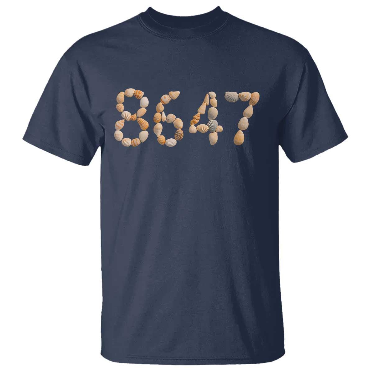 86 47 Seashell Beach Walk Graphic T Shirt Subtle Coastal Summer Political Satire