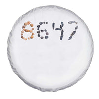 86 47 Seashell Graphic Subtle Summer Coastal Spare Tire Cover Viral 2026 Beach Walk Political Satire
