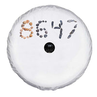 86 47 Seashell Graphic Subtle Summer Coastal Spare Tire Cover Viral 2026 Beach Walk Political Satire