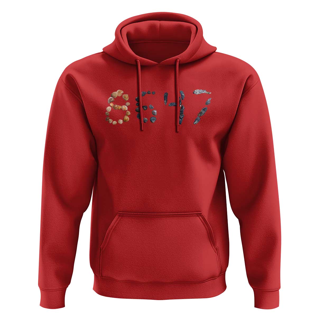 86 47 Seashell Graphic Subtle Summer Coastal Hoodie Viral 2026 Beach Walk Political Satire