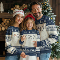 86 47 Seashell Graphic Subtle Summer Coastal Ugly Christmas Sweater Viral 2026 Beach Walk Political Satire